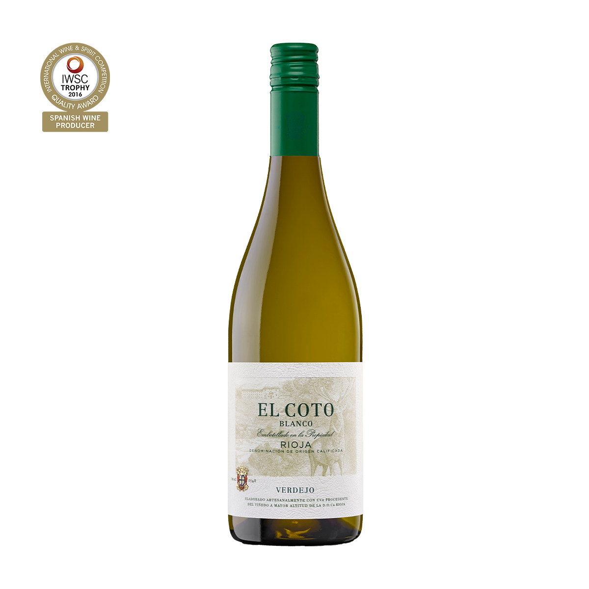 西班牙愛格多瑞鹿維岱荷白葡萄酒 2021 El Coto Blanco Verdejo Rioja D.O.Ca. (750ML)