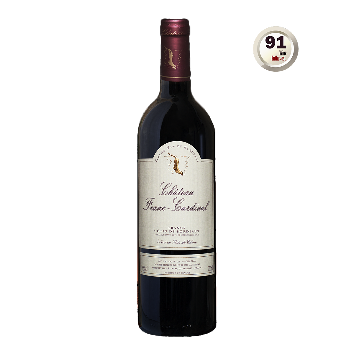 FRB1006-15 法國弗朗卡迪娜酒莊紅酒 Château Franc-Cardinal Francs Côtes de Bordeaux A.O.C.