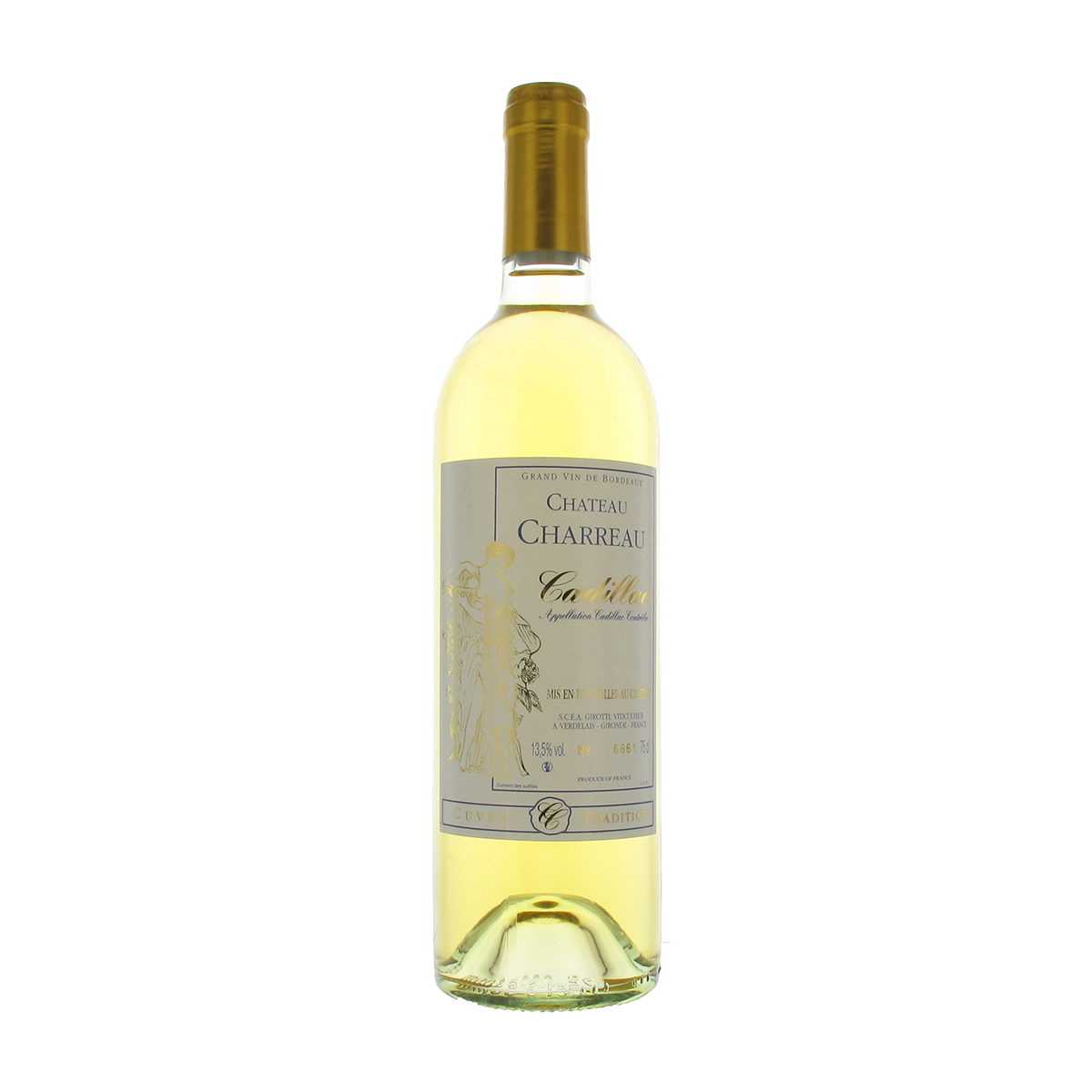 FRU4205 法國卡迪亞克夏候莊園甜白葡萄酒 Château Charreau Cadillac A.O.C. Cruvèe Tradition