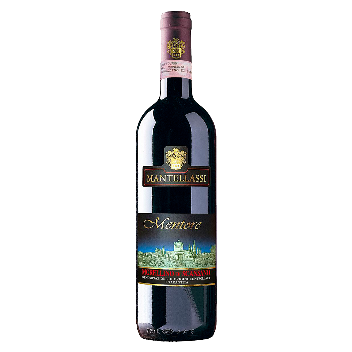 ITTM1102 義大利馬得利門朵高級紅酒Mantellassi Mentore Morellino di Scansano D.O.C.G.